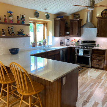 Walnut Refaced Kitchen