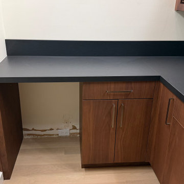 Dekton Sirius Kitchen Countertops & Mitered Island | Kirkland, WA