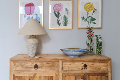 Example of a small classic home design design in Other