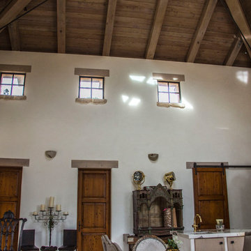 venetian plaster livingroom