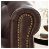 Chocolate Leather Club Chair