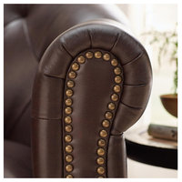 Chocolate Leather Club Chair