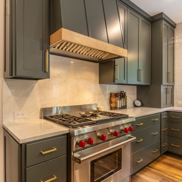 Modern Transitional Kitchen with Hidden Storage Solutions