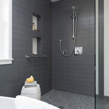 Shades of Gray Primary Suite & Hall Bath