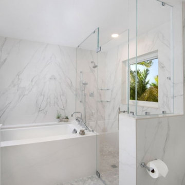 Transitional Master and Guest Bathroom Remodels in Ft. Myers, FL