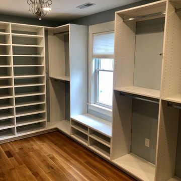 Boston and Providence Area  Closet Window Seat Bench Design and Installation