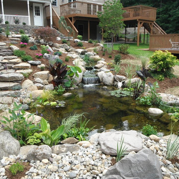 Ponds With Waterfalls