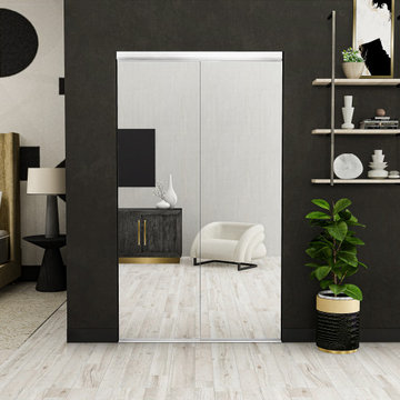 Trim Line - Closet Door in White