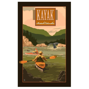 British Columbia Giclee Art Print Poster from Original Artwork by Artist Mike Rangner