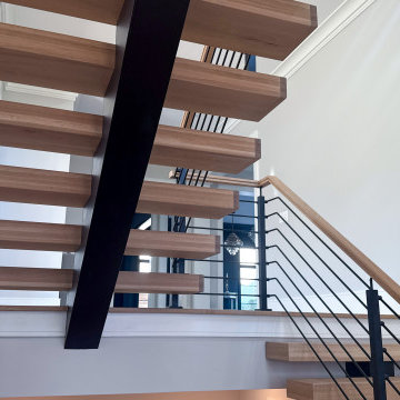 Project #147 | Modern Staircase with Seattle Style Stringer