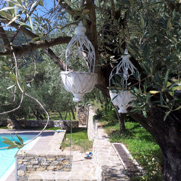 Piscina e giardino di villa e B&B Le Palme