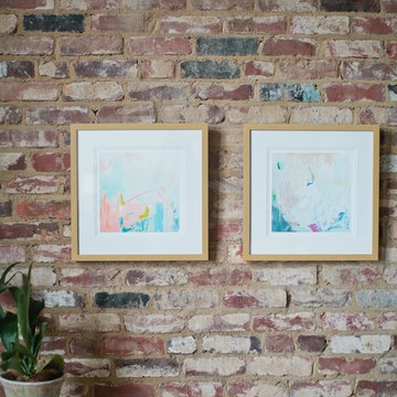 framed & matted @ home