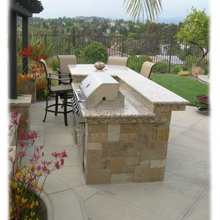 outdoor grill area