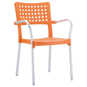 Compamia Gala Outdoor Dining Armchairs, Set of 2, Orange