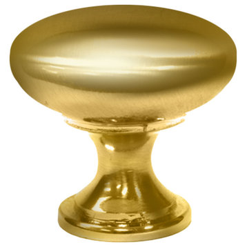 LessCare 1.125" Knob Door or Drawer Pull, P-12 Gold