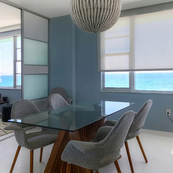 Motorized Screen Shades, Miami Beach - Window Treatments