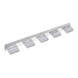 Contemporary 5 Lights Led Bathroom Vanity Light Bar - Bathroom Vanity Lighting