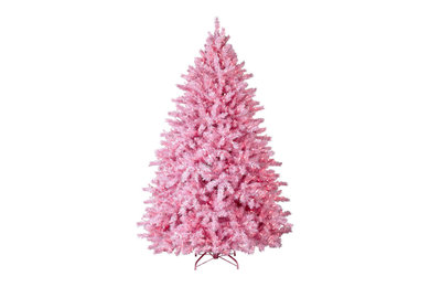 Powder Pink Christmas Tree