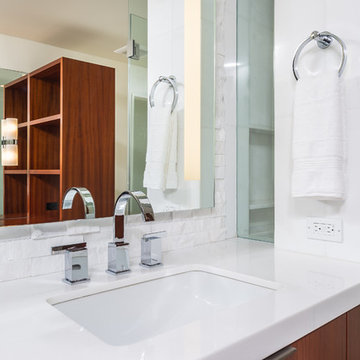 Master Bathroom - Countertop & Shower Divide