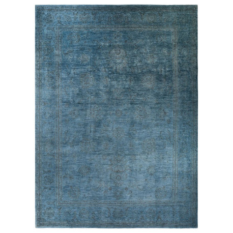 Vibrance, One-of-a-Kind Hand-Knotted Area Rug Gray, 12'1"x16'1"