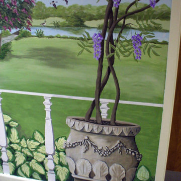 RETIREMENT HOME MURAL - DINING ROOM HALLWAY - 9' HIGH X 90' LONG
