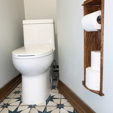 Modern rustic bathroom