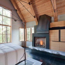 Cabinet wall / Fireplace Area