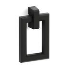 Kohler Poplin/Marabou Rectangular Pull, Black