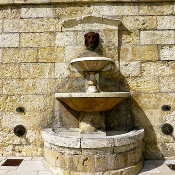 Exterior water Fountains for Pools and Walls, Mediterranean Style
