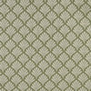 Light Green, Fan Patterned Woven Upholstery Fabric By The Yard