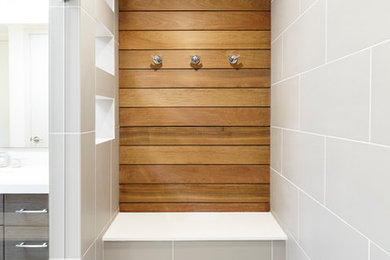 Inspiration for a modern bathroom remodel in Salt Lake City