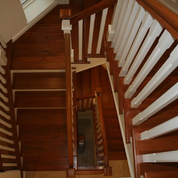 Box Newel Theme Stair/ Kiesow Residence