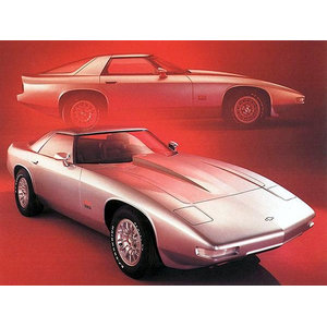 2000 Chevrolet SSR Concept Car Promotional Photo Poster 