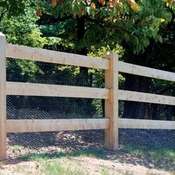 Natural Cedar Morgan Fence - Home Fencing And Gates