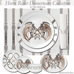 Horse Rider Dinnerware Collection - Dinnerware Sets