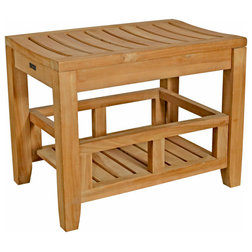 Transitional Shower Benches & Seats by Chic Teak