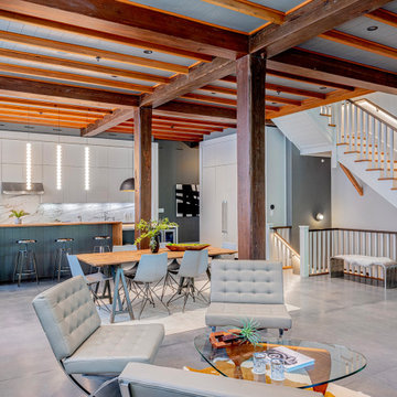 Modern Loft Kitchens in Cambridge, MA
