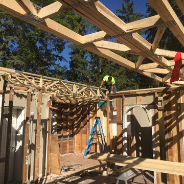 2nd story addition + Sunroom addition