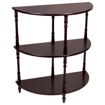 Half Moon, Console /End Table in Expreso Finish