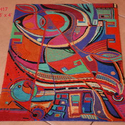 Custom hand knotted rug designs - Rugs