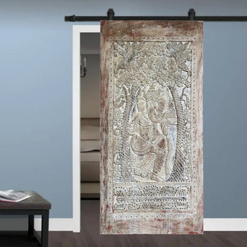 Vintage Carved Doors, Wall Decor Creates an Artistic Vibe