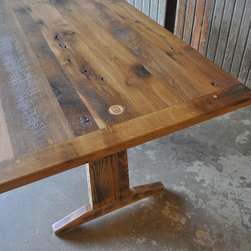 Solid Wood Folding Table - Furniture
