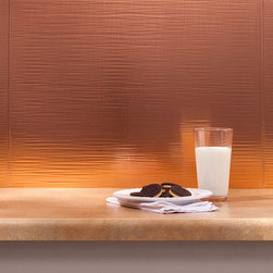 Fasade Ripple, Polished Copper - Home Decor