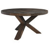 Weisor Round Reclaimed Pine Dining Table by Kosas Home
