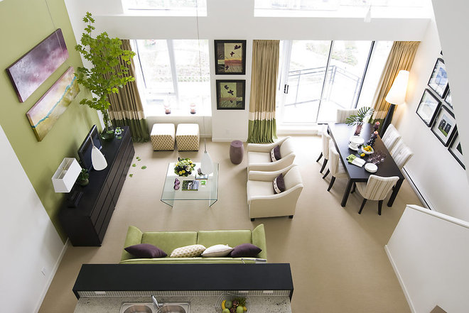 Contemporary Living Room by Maria Killam