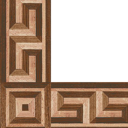 Oshkosh Designs Ocean Drive Inlay Border and Corners - Hardwood Flooring