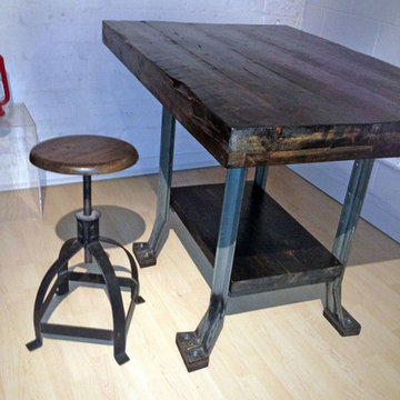 Industrial Harvest Table