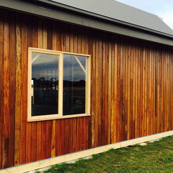 Exterior spotted gum timber cladding - Wall Cladding & Stone Veneer
