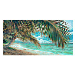 Douglas Page Photographic Arts - Pupukea Beach Palms, Canvas Giclee - Prints And Posters