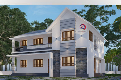 G+1 Kerala house elevation
